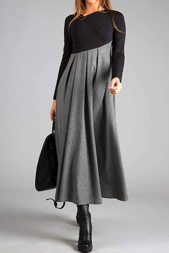 Samantha - Two-Tone Maxi Dress