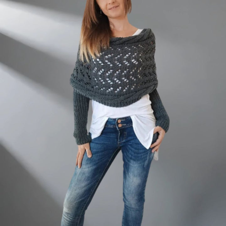 Alice – Chic and Lightweight Winter Shawl