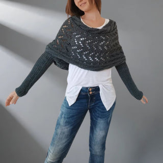 Alice – Chic and Lightweight Winter Shawl