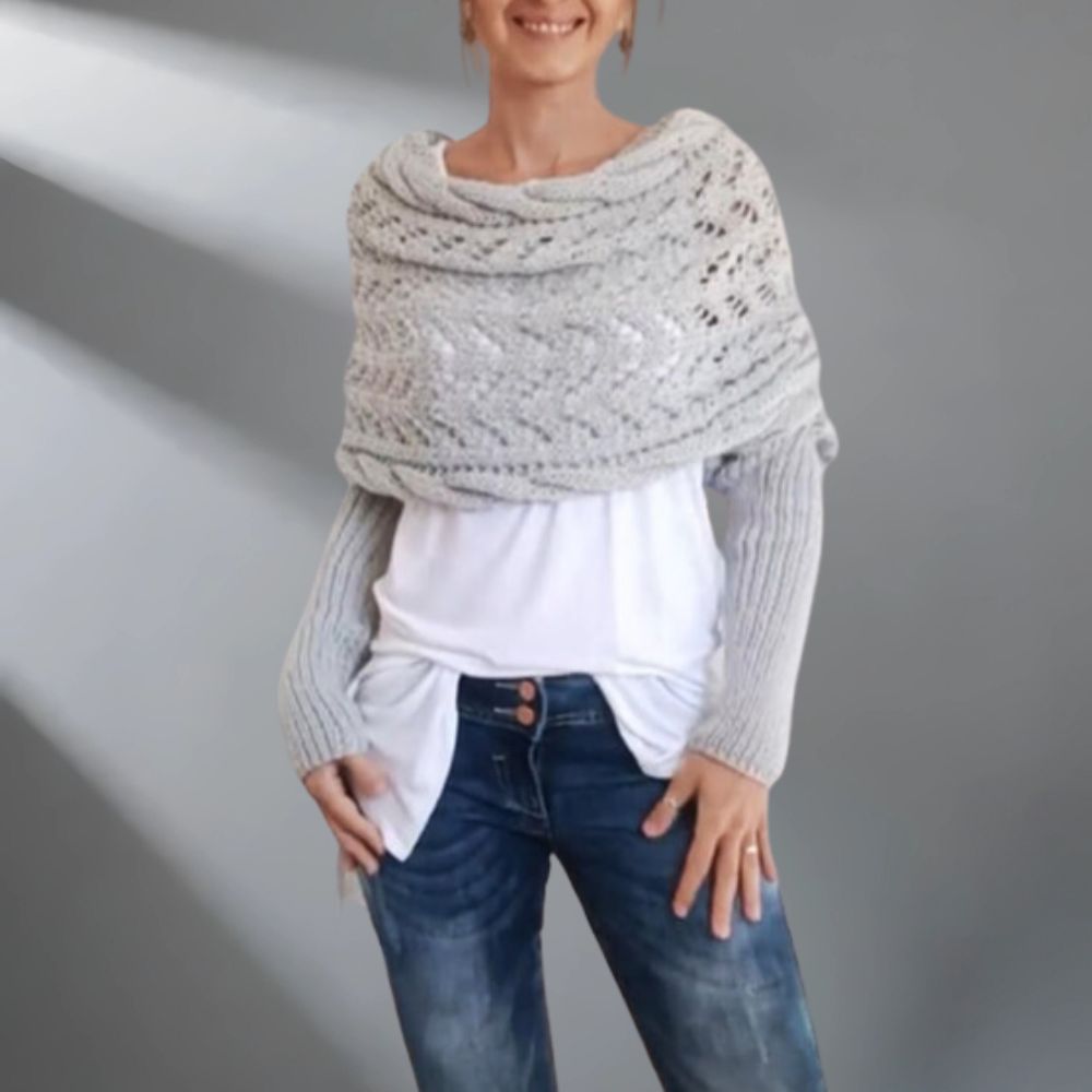Alice – Chic and Lightweight Winter Shawl