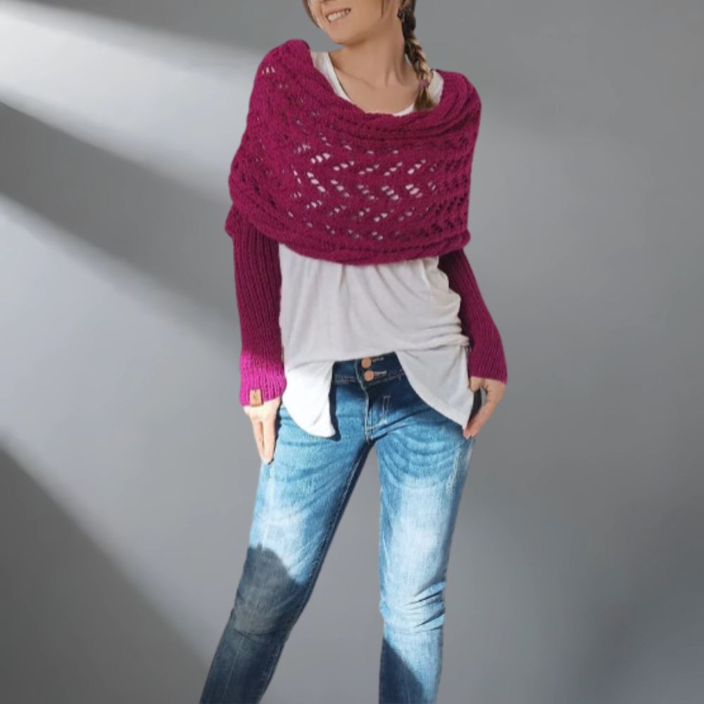 Alice – Chic and Lightweight Winter Shawl