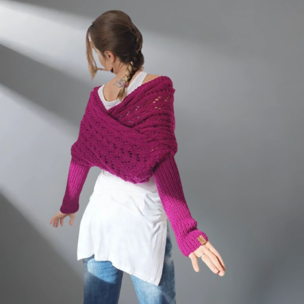 Alice – Chic and Lightweight Winter Shawl