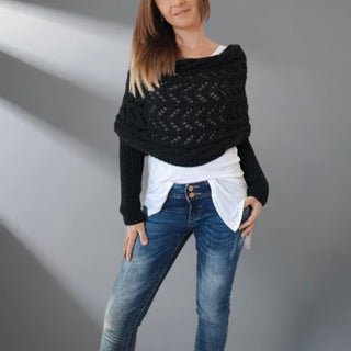Alice – Chic and Lightweight Winter Shawl