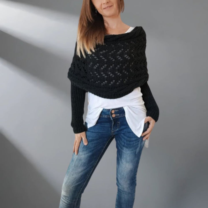 Alice – Chic and Lightweight Winter Shawl
