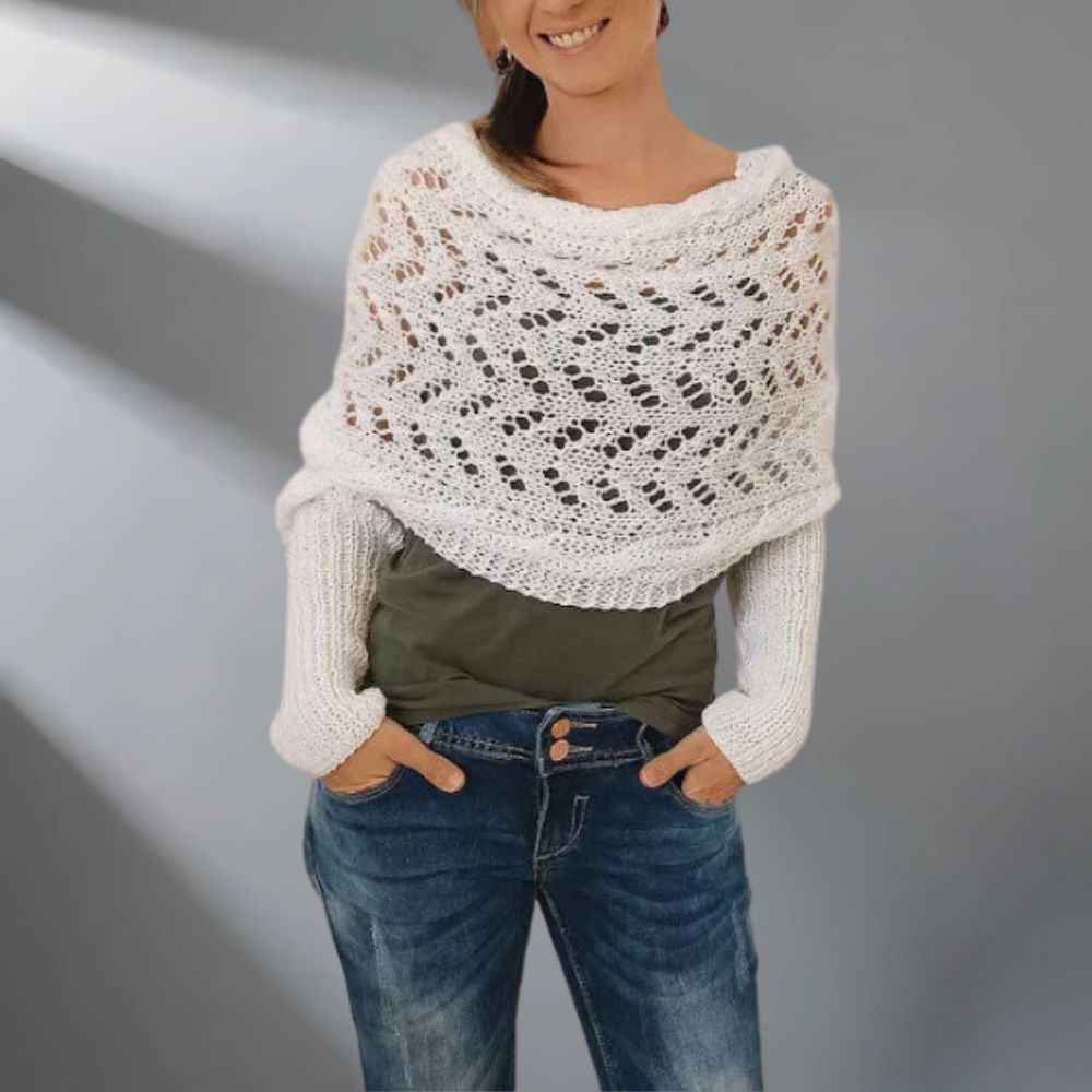 Alice – Chic and Lightweight Winter Shawl