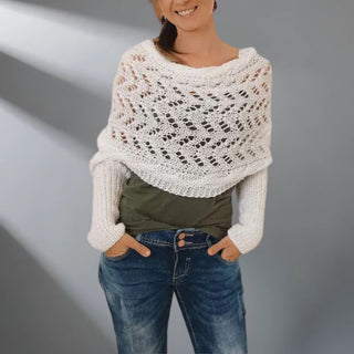 Alice – Chic and Lightweight Winter Shawl