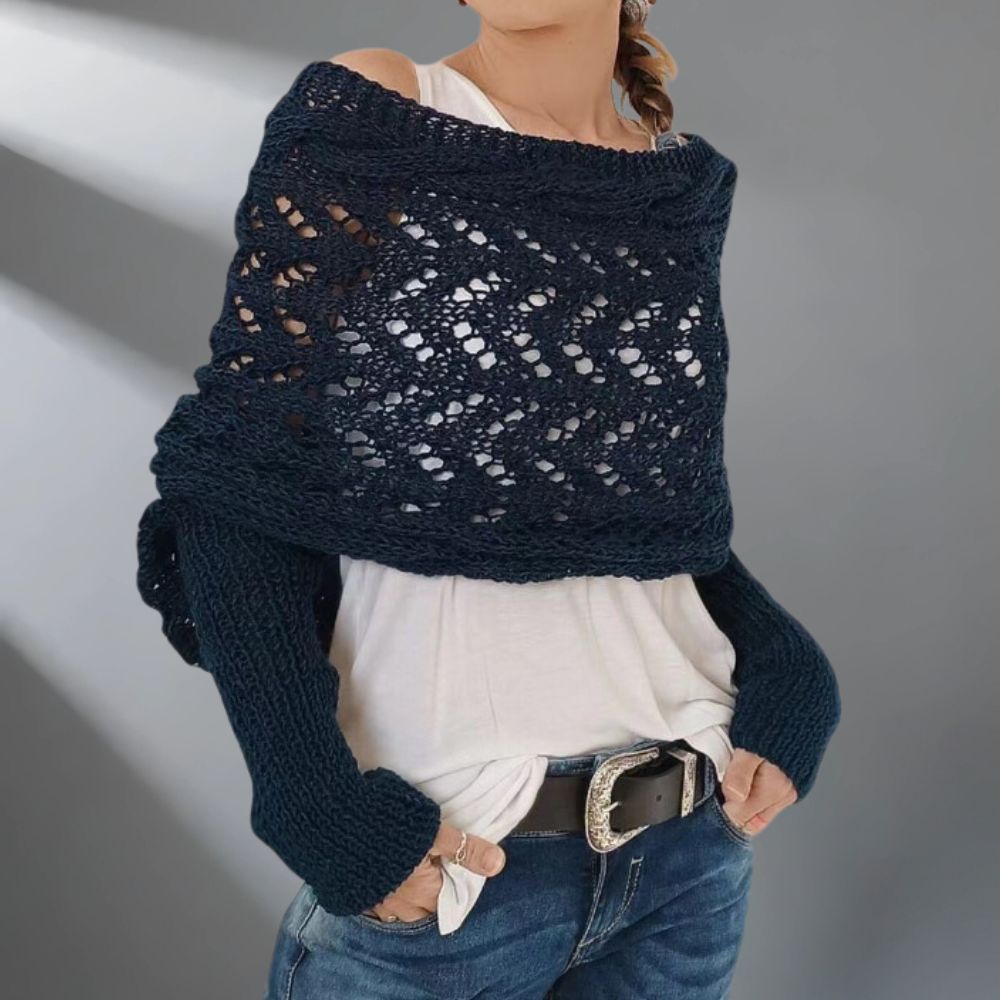 Alice – Chic and Lightweight Winter Shawl