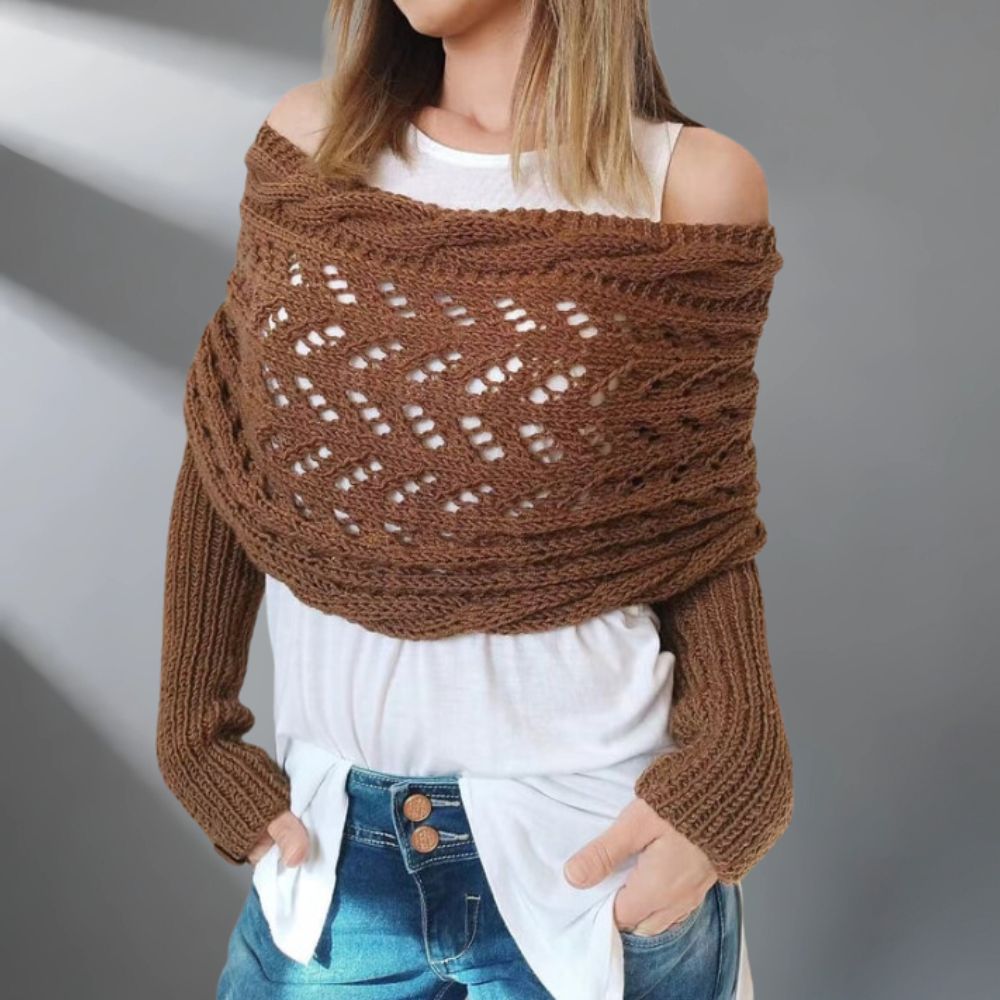 Alice – Chic and Lightweight Winter Shawl