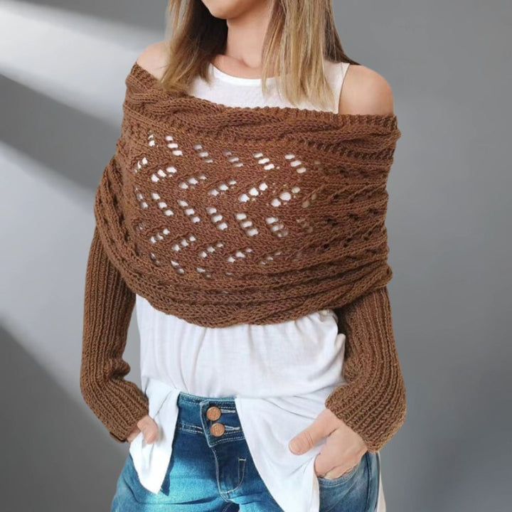 Alice – Chic and Lightweight Winter Shawl