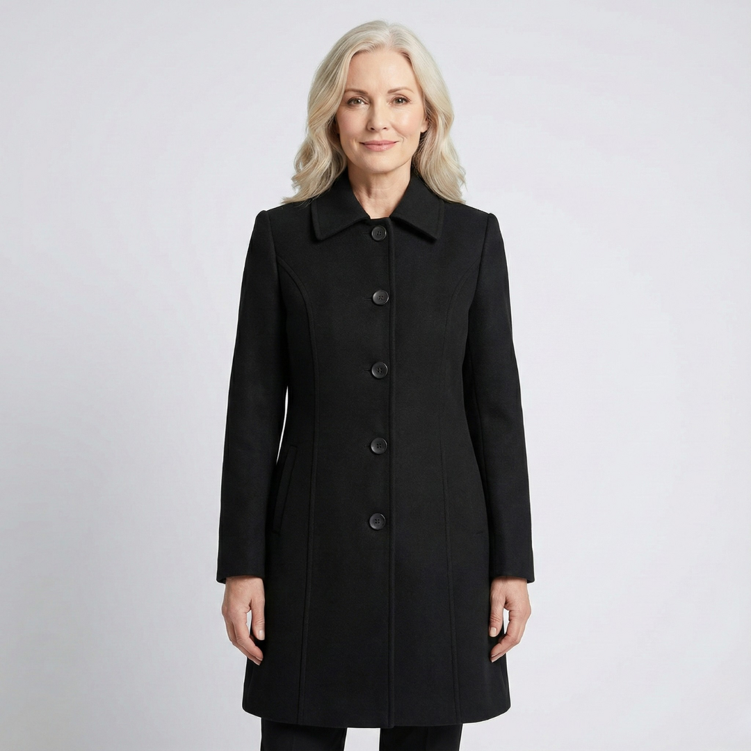 Maeve – Classic Single-Breasted Winter Trench Coat