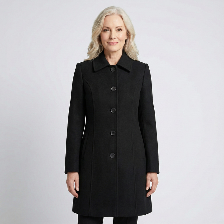 Maeve – Classic Single-Breasted Winter Trench Coat