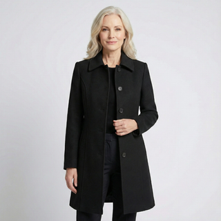 Maeve – Classic Single-Breasted Winter Trench Coat