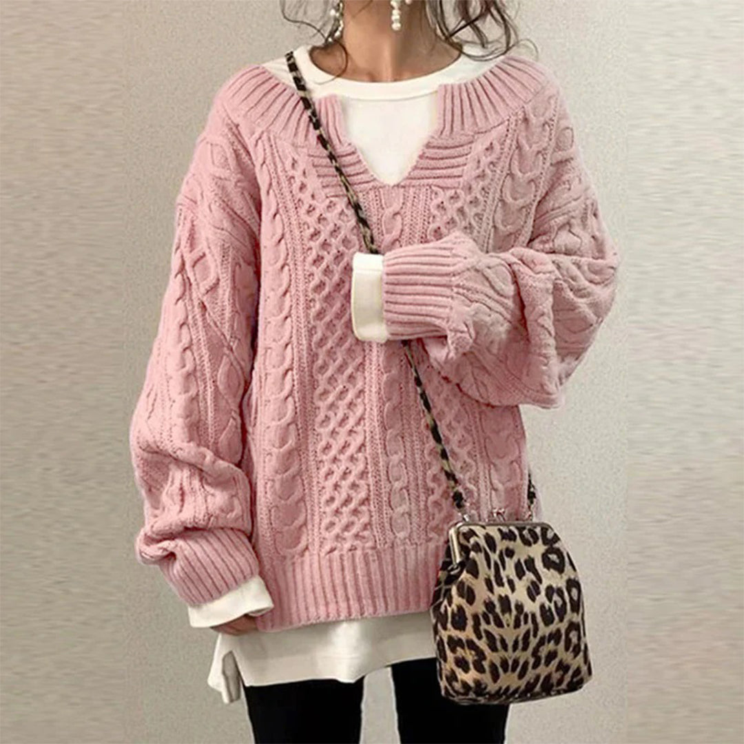 Maddie™ - Chic Oversized Knit Sweater