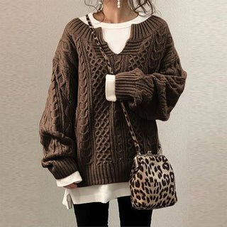 Maddie™ - Chic Oversized Knit Sweater