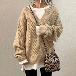Maddie™ - Chic Oversized Knit Sweater