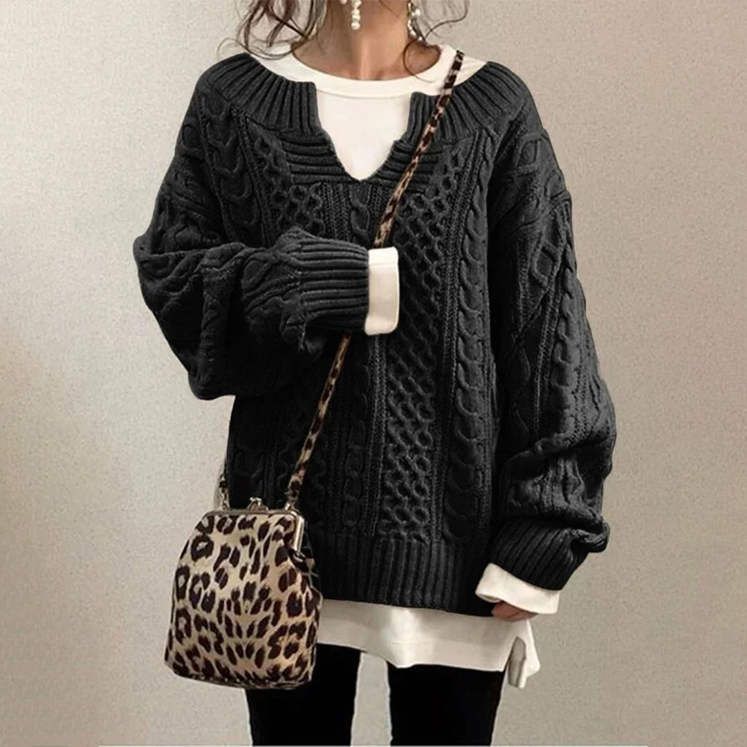 Maddie™ - Chic Oversized Knit Sweater