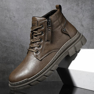 Bill | Retro Wide-Fit Chelsea Ankle Boots in Leather