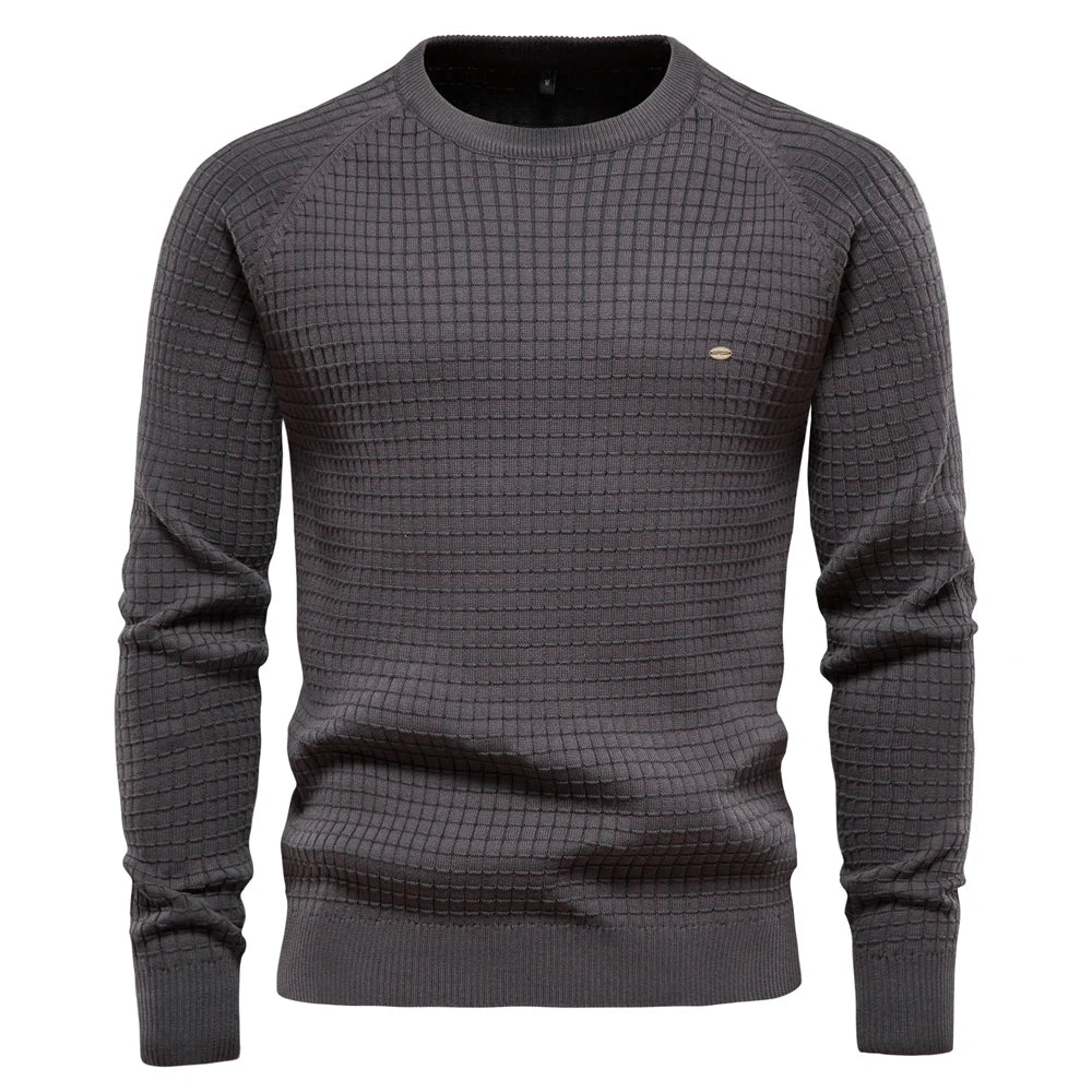 Thomas - Men's Diamond Patterned Sweater