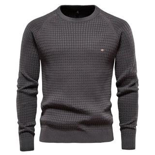 Thomas - Men's Diamond Patterned Sweater