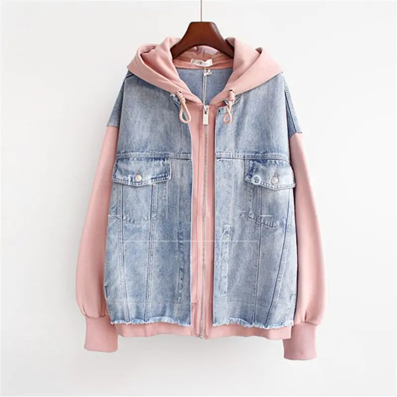 Vivian - Denim Hooded Jacket