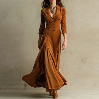 Marnie – Classic Velvet Maxi Dress