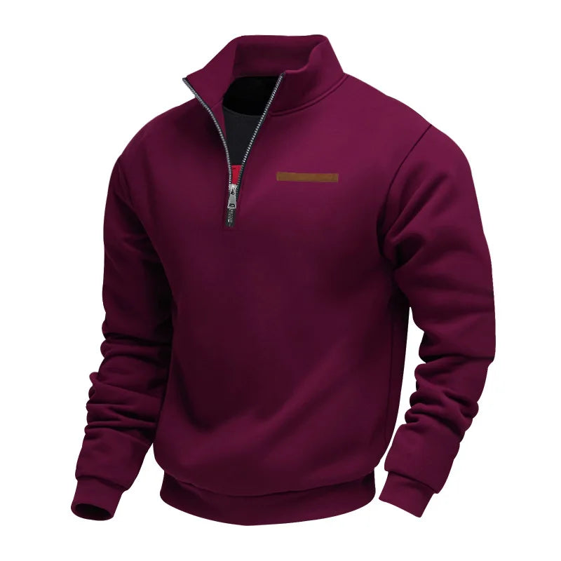 Oswin – Luxe Half-Zip Sweater