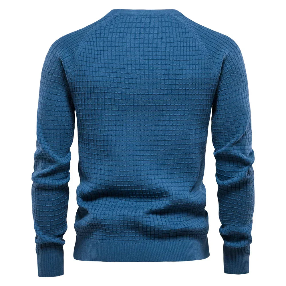 Thomas - Men's Diamond Patterned Sweater