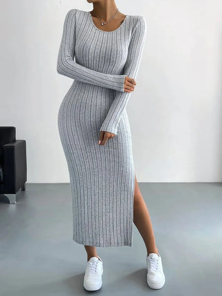 Sierra - Midi Dress with Long Sleeves