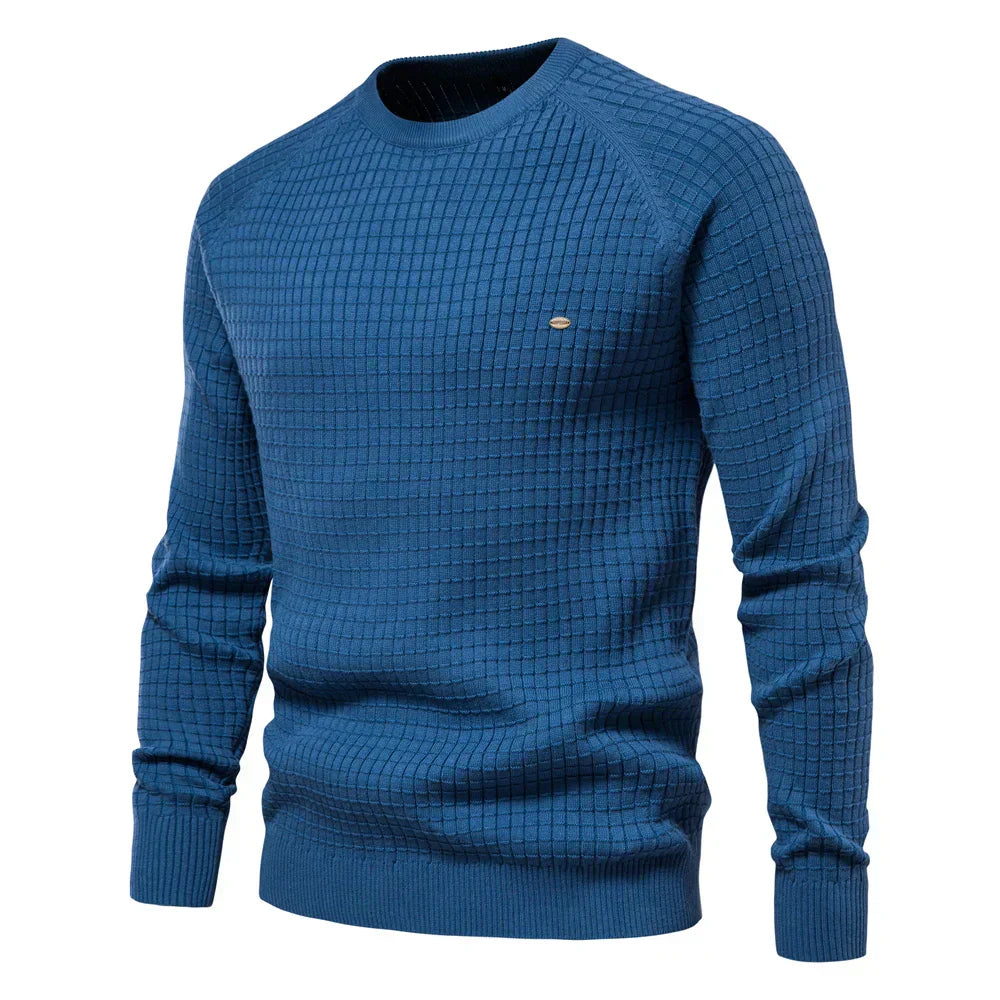 Thomas - Men's Diamond Patterned Sweater
