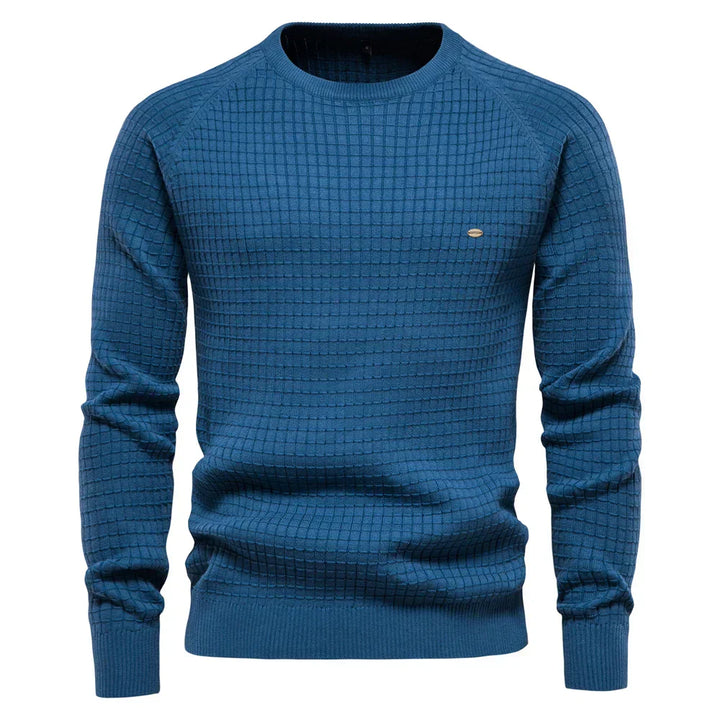 Thomas - Men's Diamond Patterned Sweater