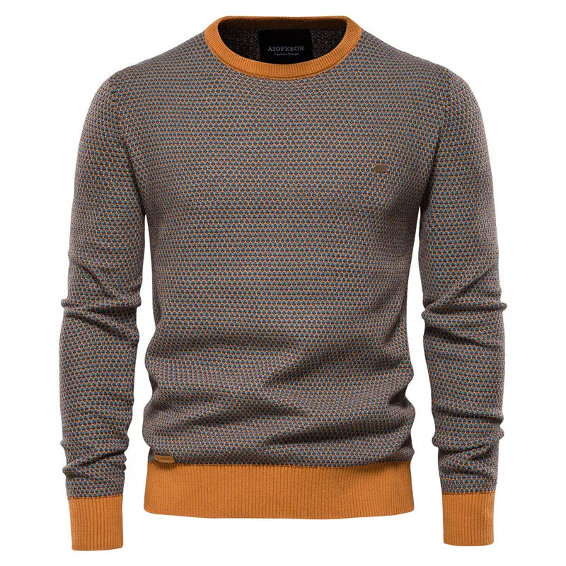 Paul - Men's Checked Pattern Sweater