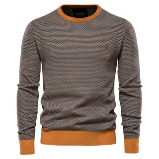 Paul - Men's Checked Pattern Sweater