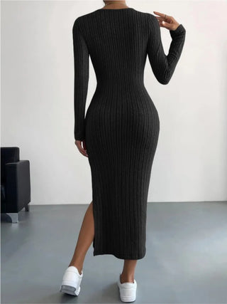 Sierra - Midi Dress with Long Sleeves