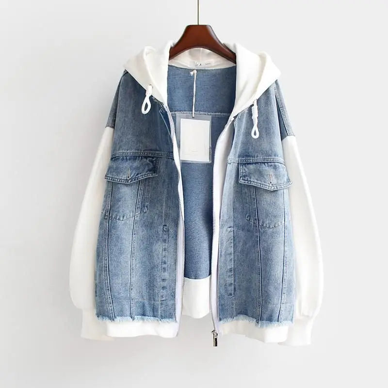 Vivian - Denim Hooded Jacket