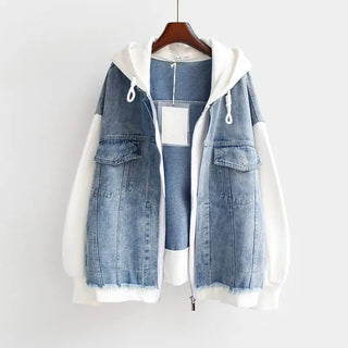 Vivian - Denim Hooded Jacket