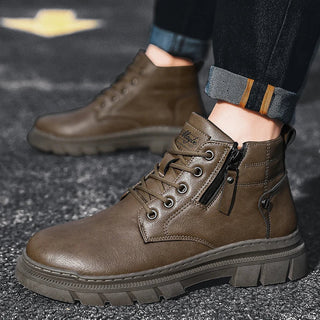Bill | Retro Wide-Fit Chelsea Ankle Boots in Leather