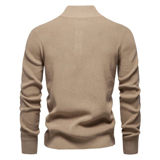 James - Men's Button-Up Sweater