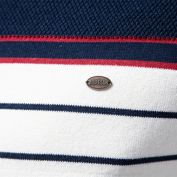 Stephen - Men's Striped Knit Sweater