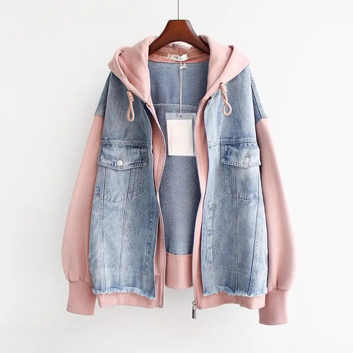 Vivian - Denim Hooded Jacket
