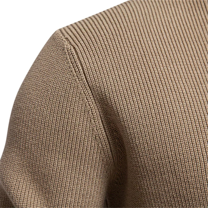 James - Men's Button-Up Sweater
