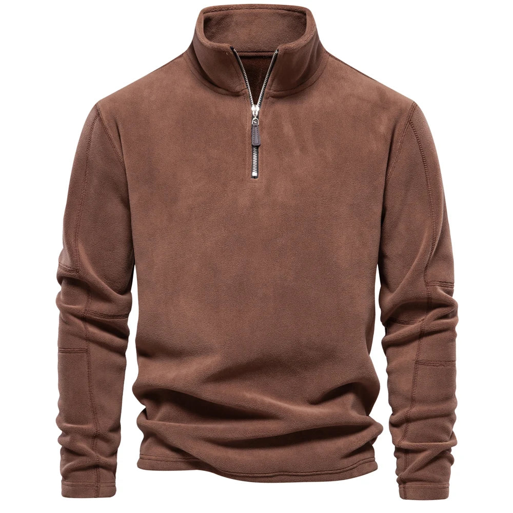 Darren | Cozy Zip-Up Pullover