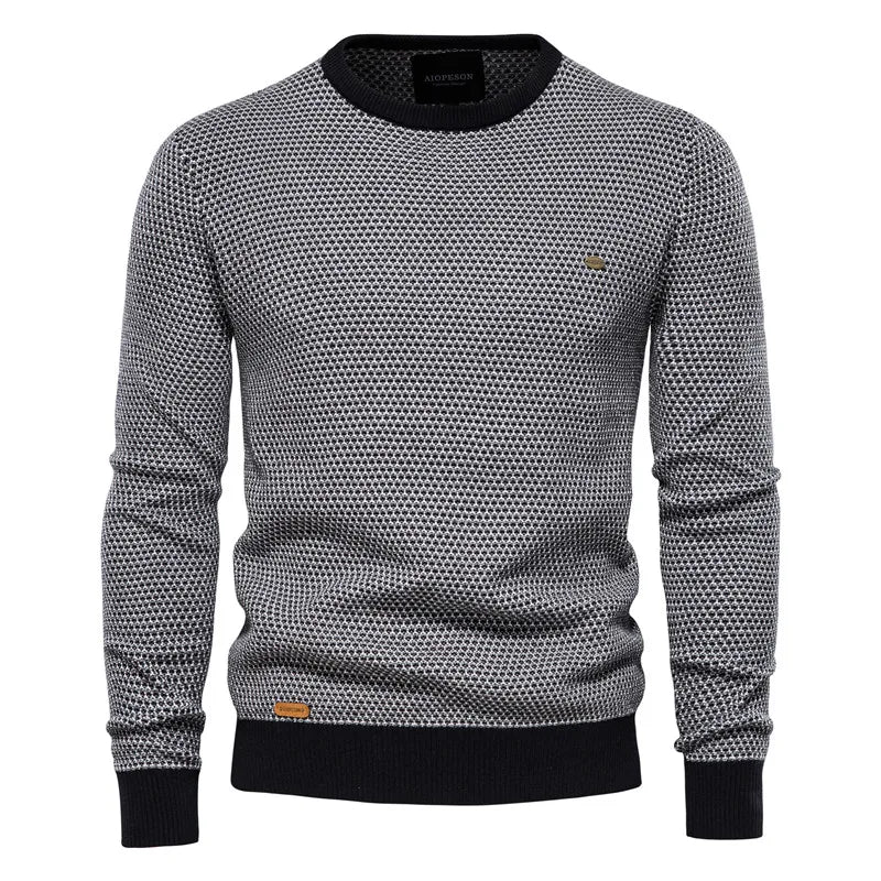 Paul - Men's Checked Pattern Sweater
