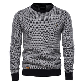 Paul - Men's Checked Pattern Sweater