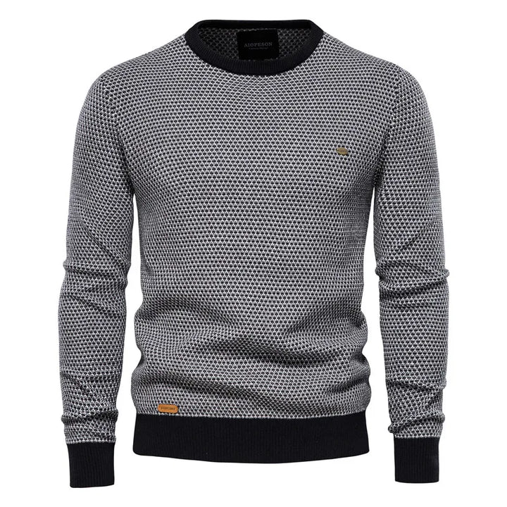 Paul - Men's Checked Pattern Sweater