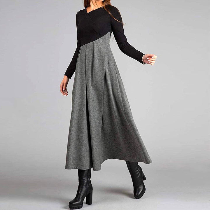 Samantha - Two-Tone Maxi Dress
