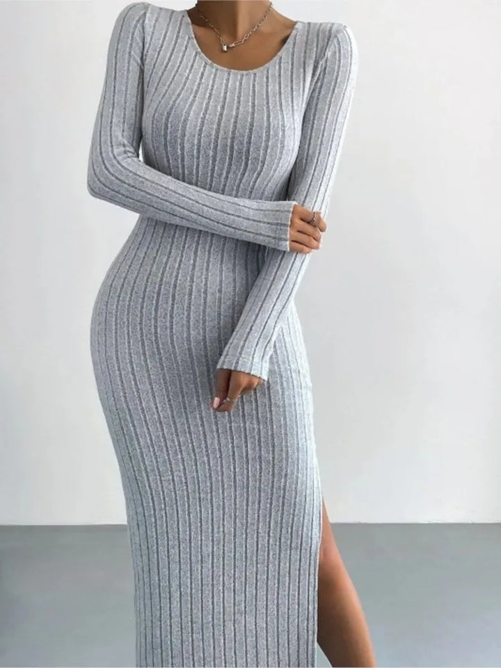 Sierra - Midi Dress with Long Sleeves