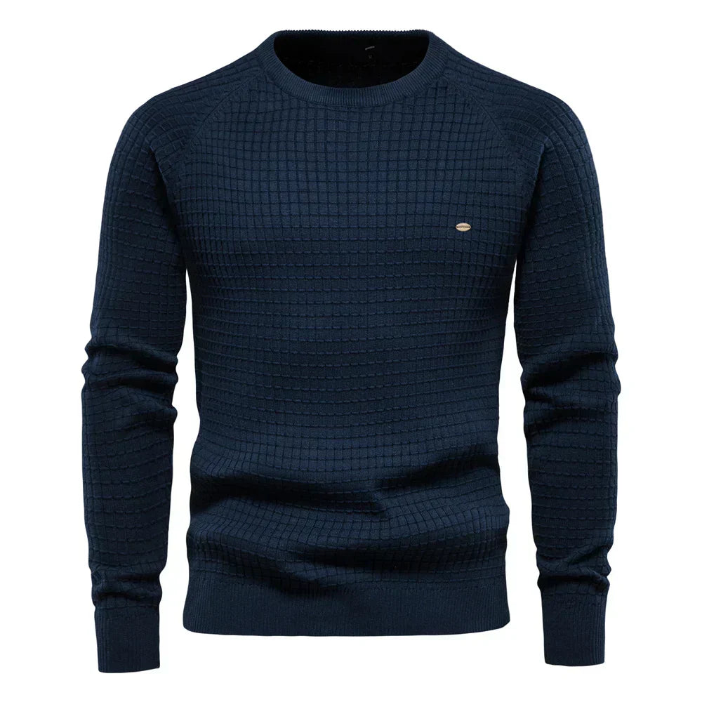 Thomas - Men's Diamond Patterned Sweater