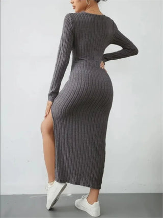 Sierra - Midi Dress with Long Sleeves