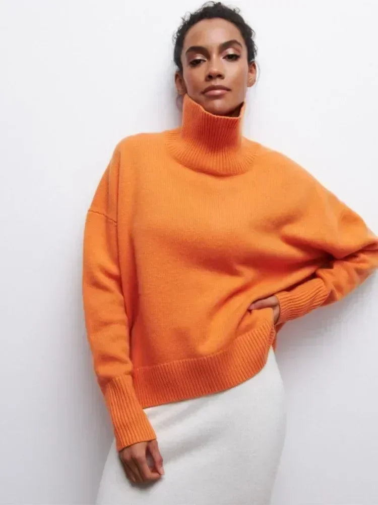 Eva™ - Luxe Turtleneck Sweater