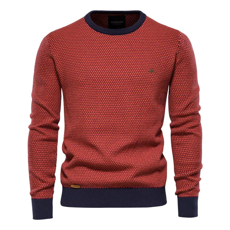 Paul - Men's Checked Pattern Sweater